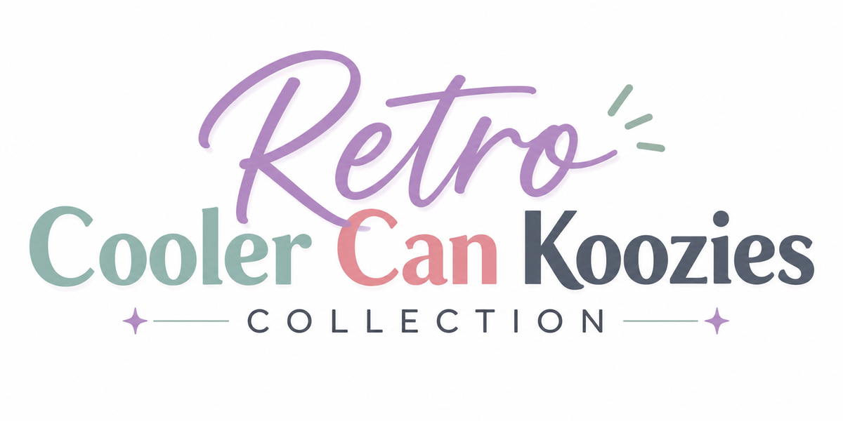 Retro Cooler Can Koozie