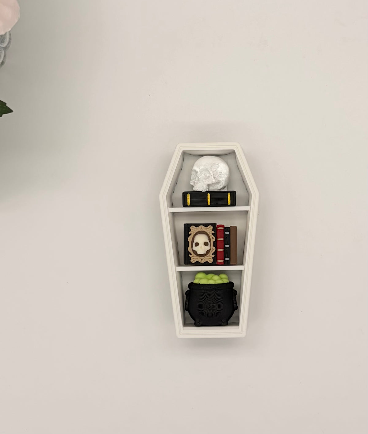 Coffin Bookshelf Clicker Fidget