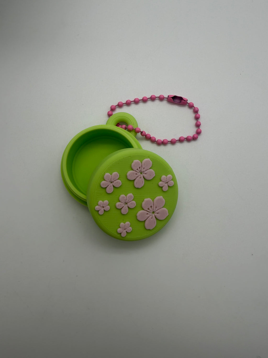 Floral Keychain Jewelry Holder