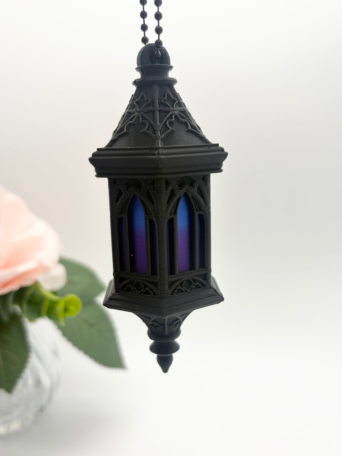 Gothic Stained Glass Lantern Clicker