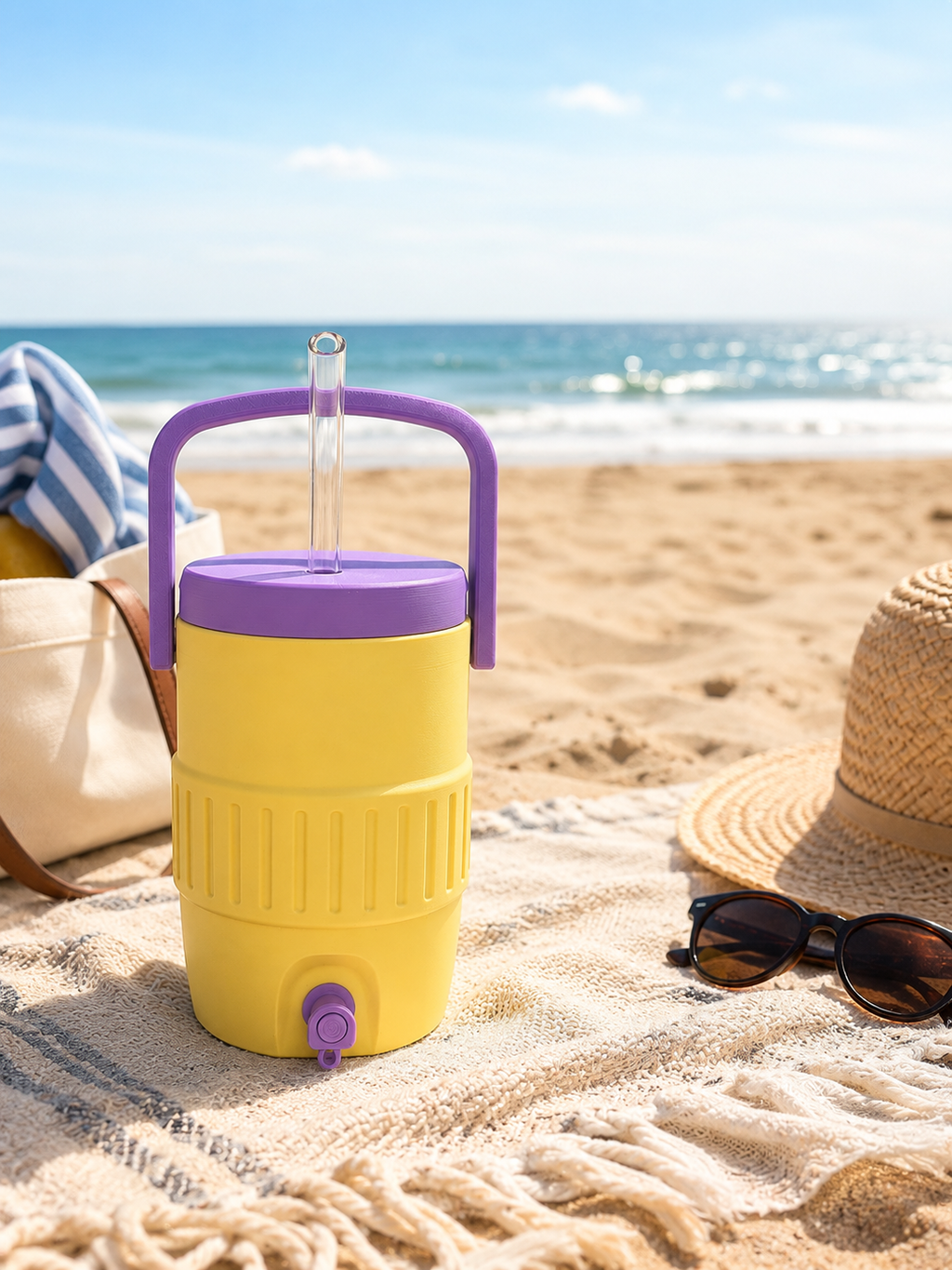 Retro Cooler Can Koozie 12oz
