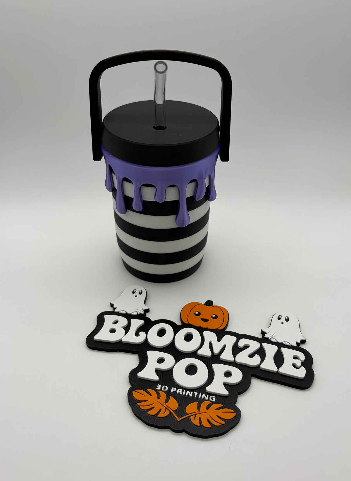 Spooky Stripe Can Koozie