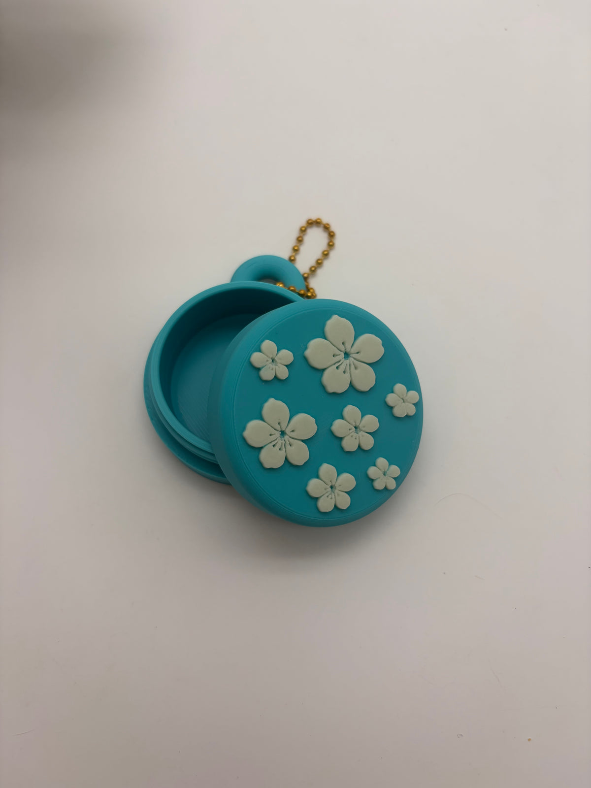 Floral Keychain Jewelry Holder