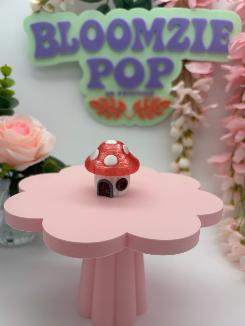 Mushroom House Light-Up Clicker Fidget