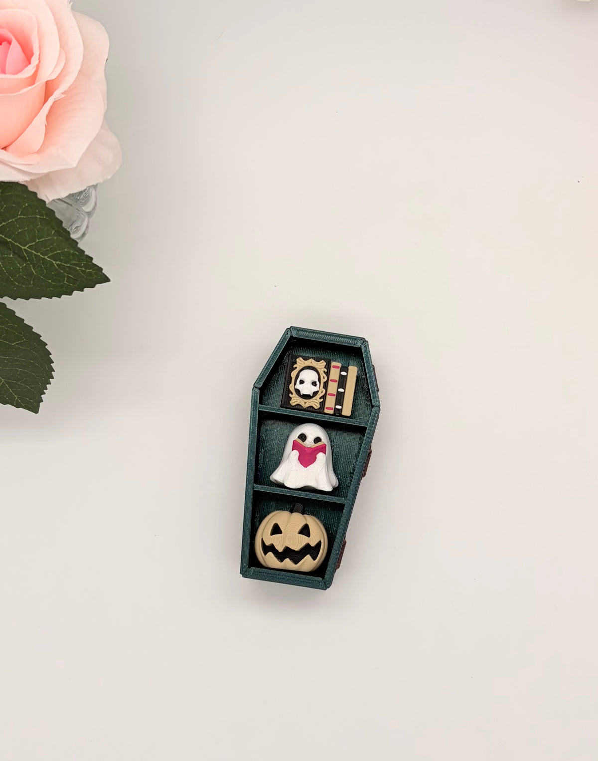 Coffin Bookshelf Clicker Fidget