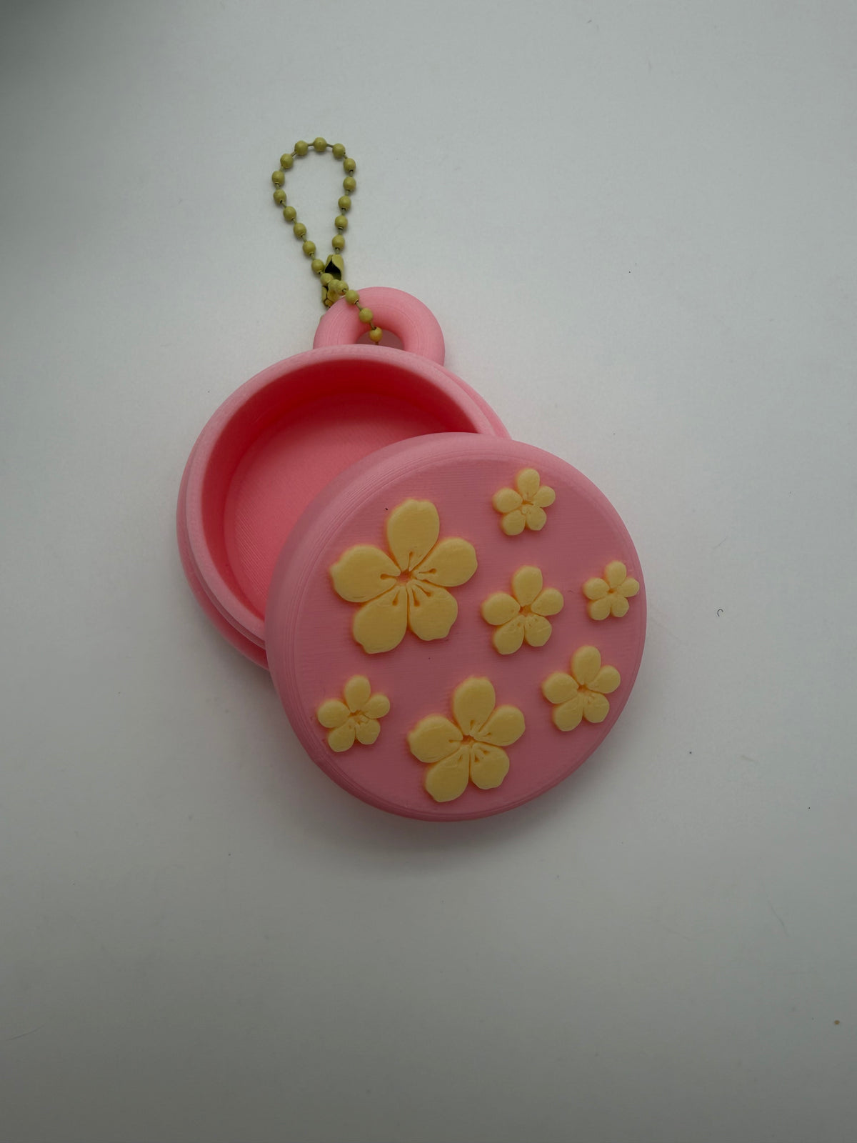 Floral Keychain Jewelry Holder