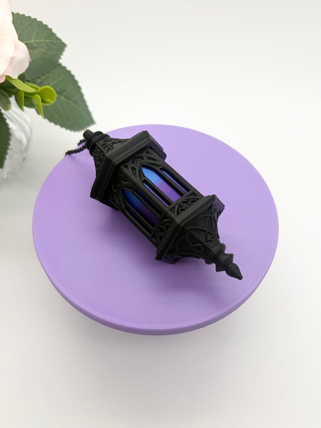 Gothic Stained Glass Lantern Clicker