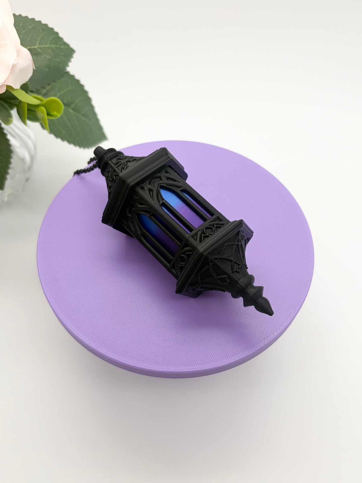 Gothic Stained Glass Lantern Clicker