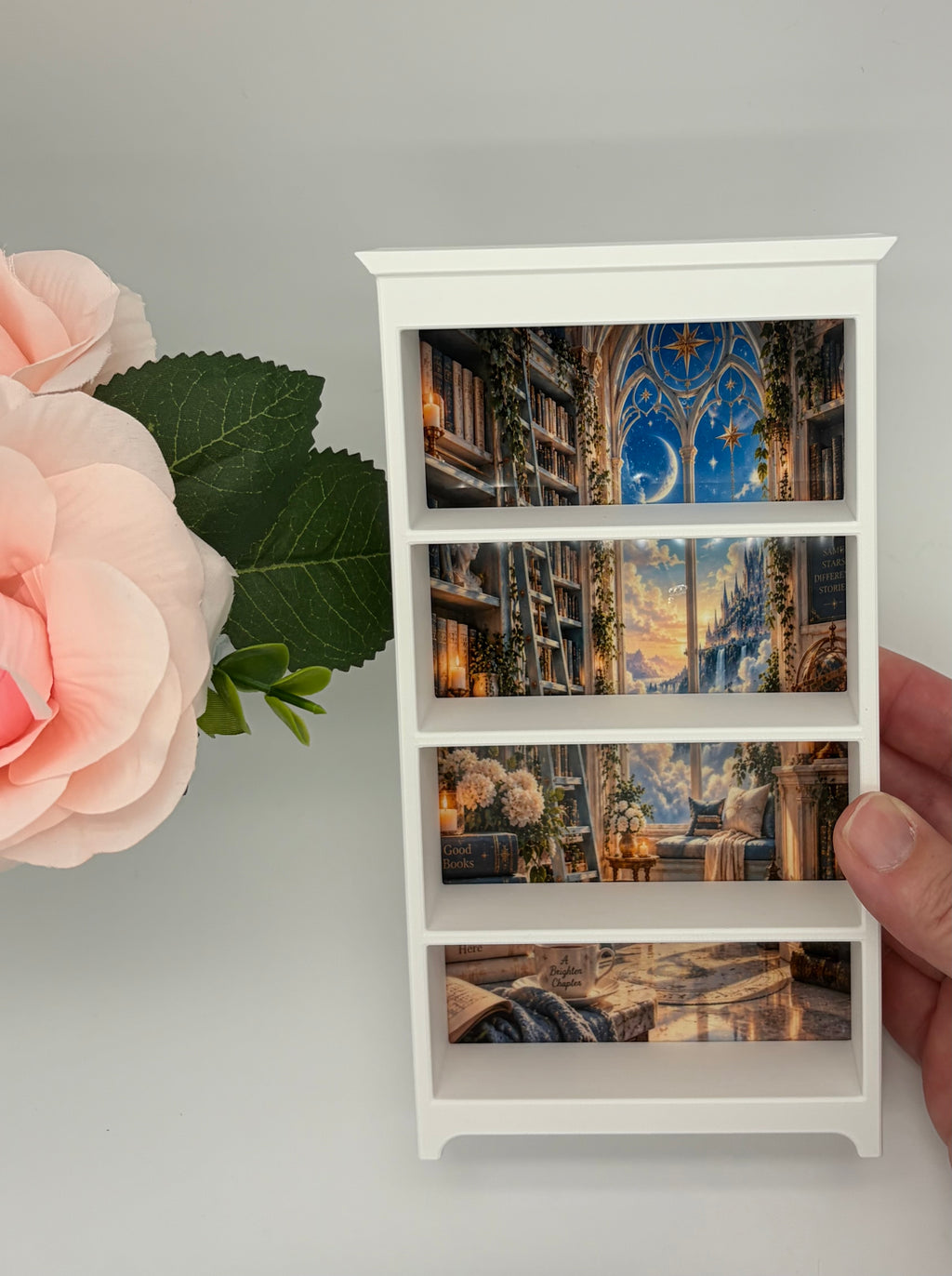 Mini Bookshelf with Design