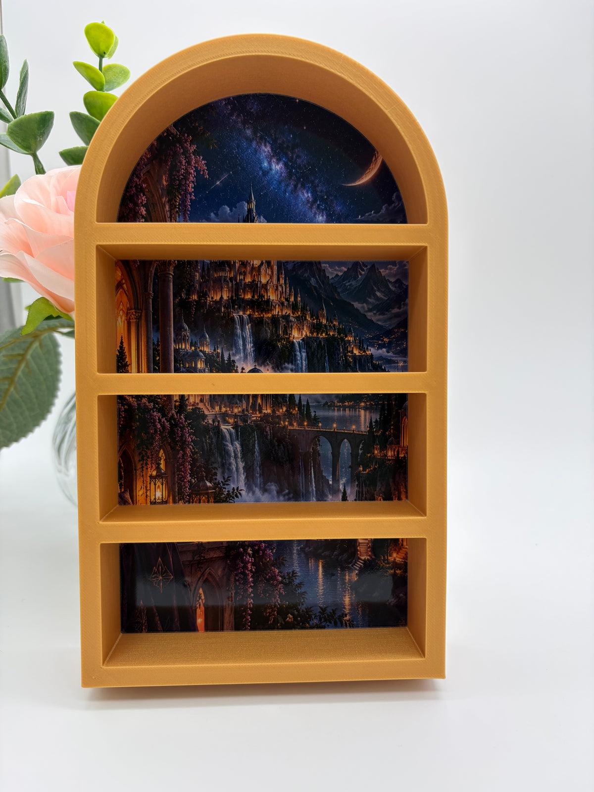 Mini Bookshelf with Design