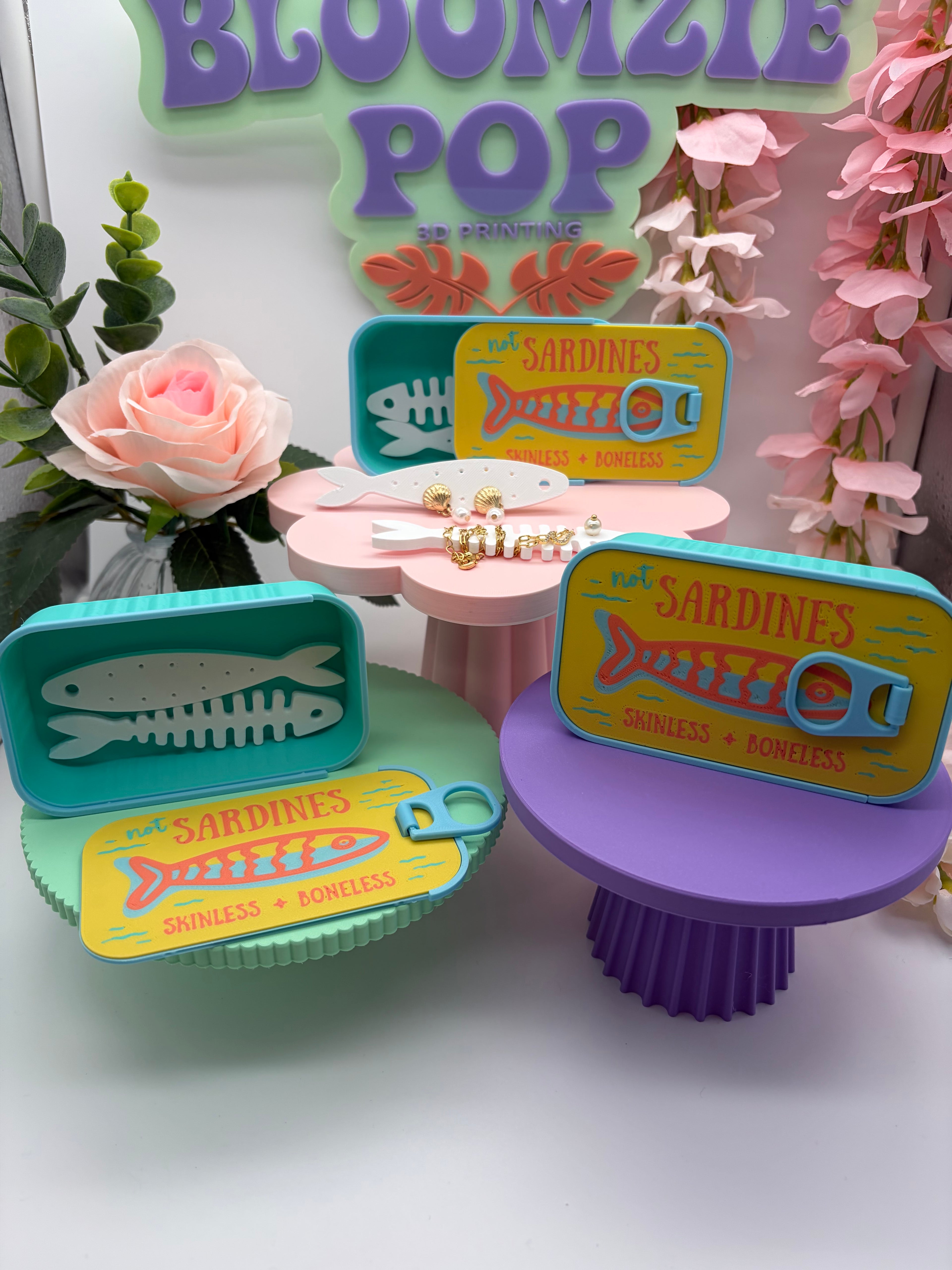 Not Sardines Travel Jewelry Holder