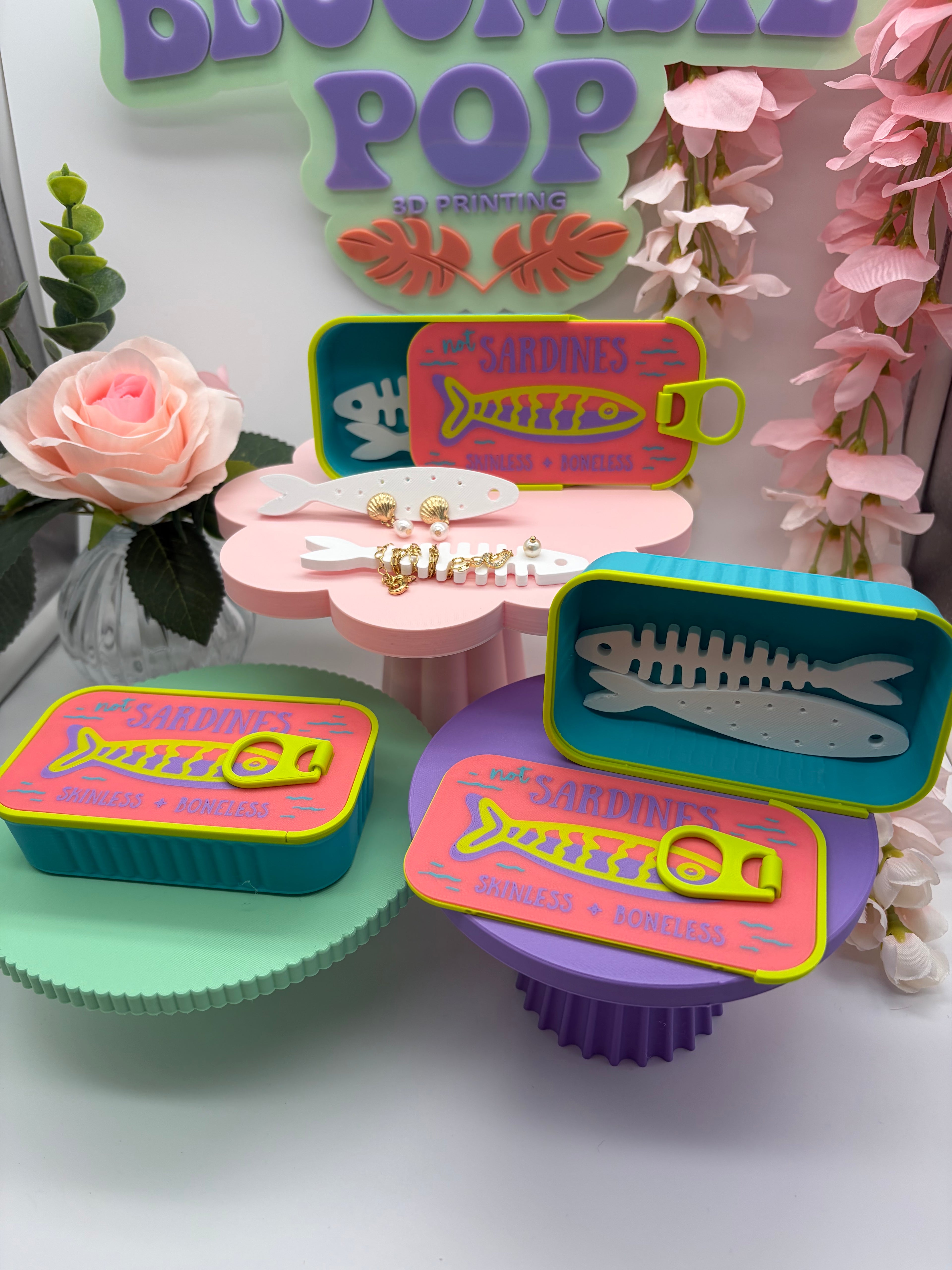 Not Sardines Travel Jewelry Holder