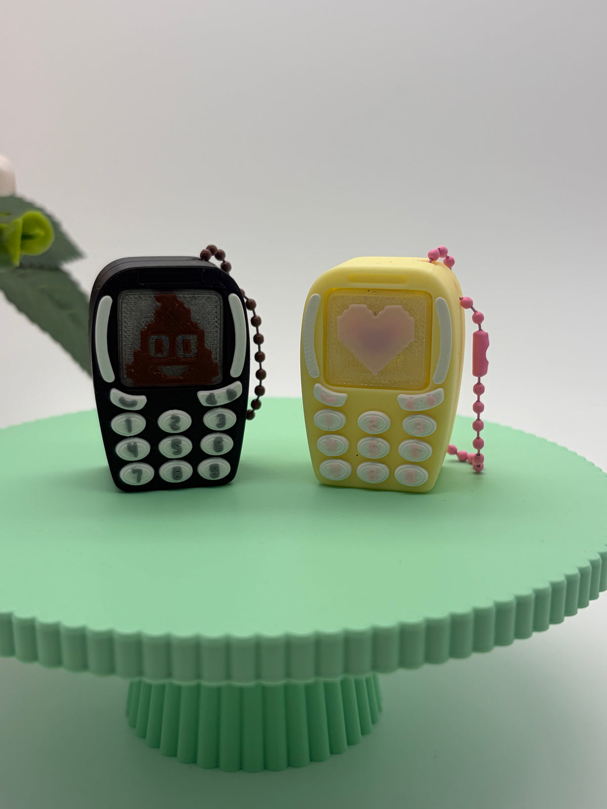 Retro Cellphone Clicker Keychain