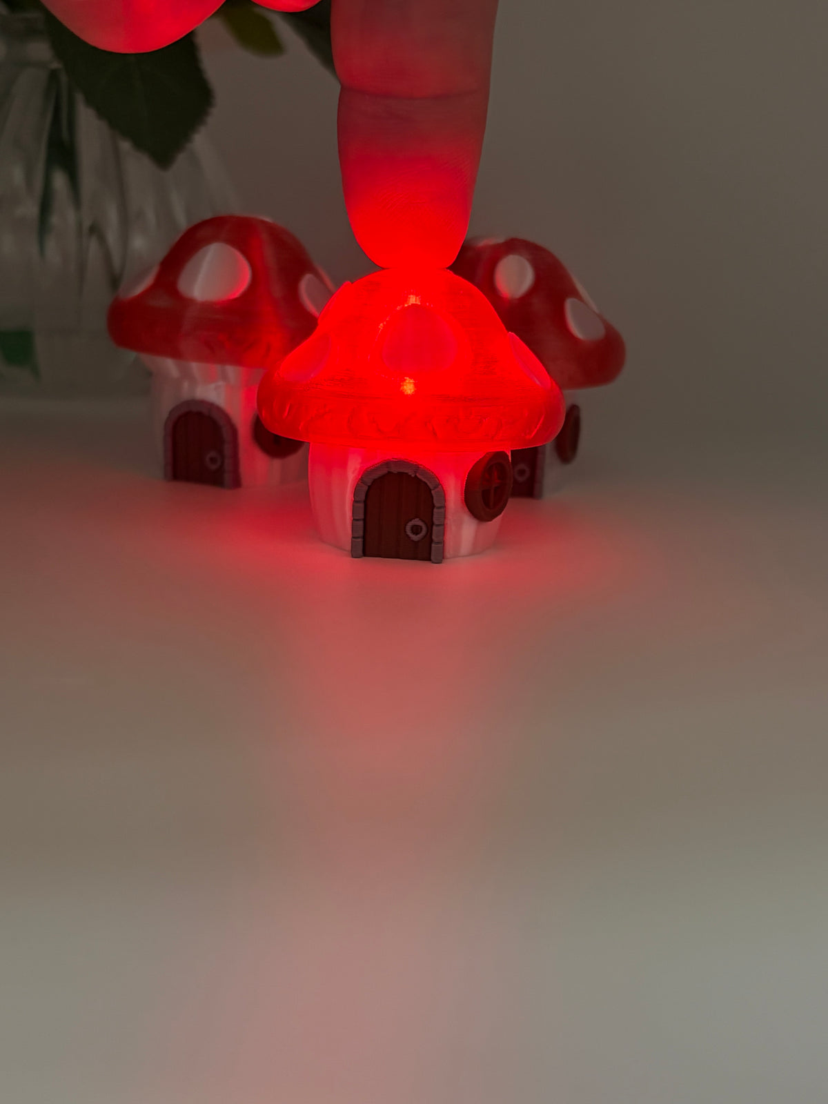 Mushroom House Light-Up Clicker Fidget