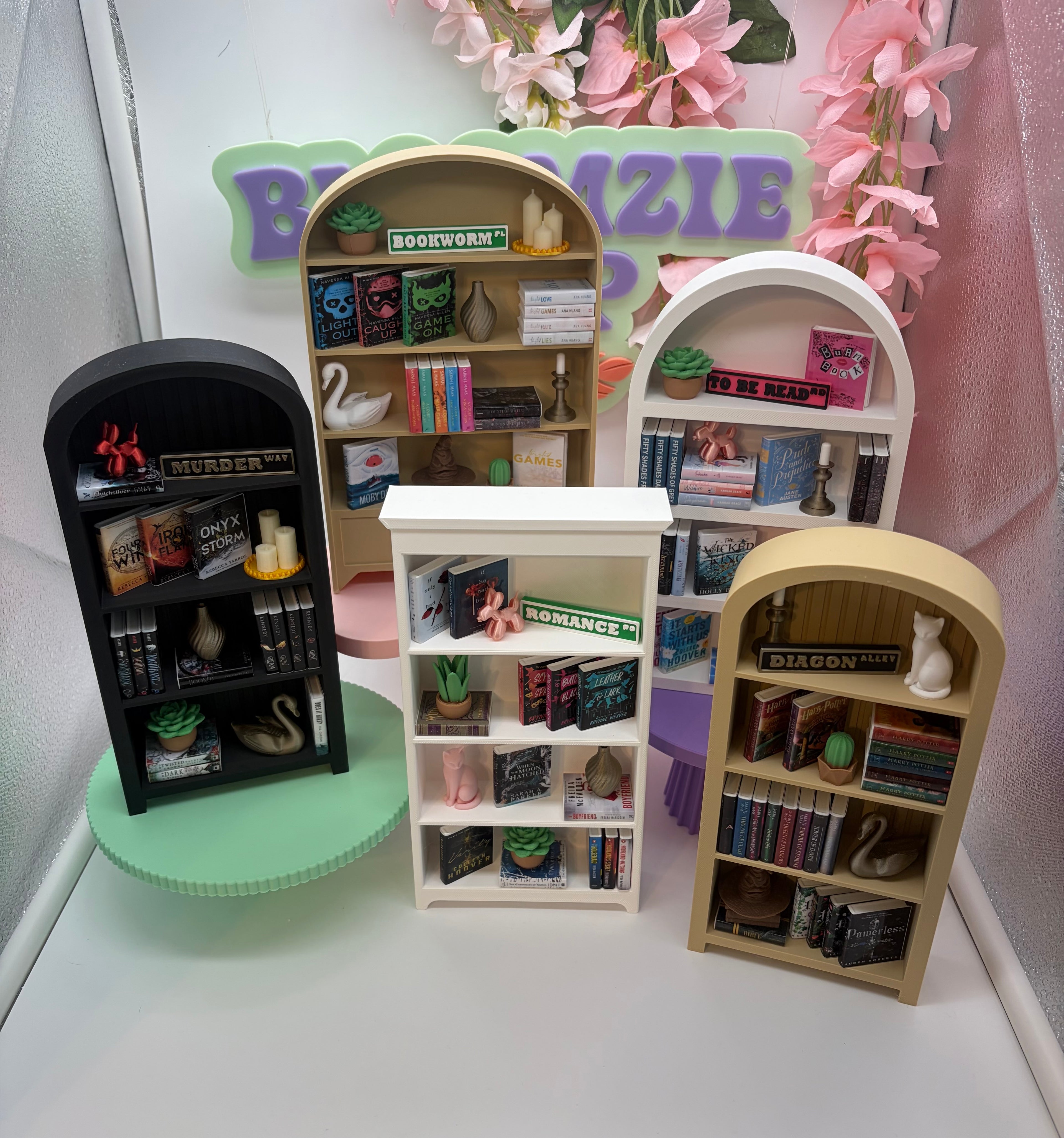 Mini Decorative Bookshelf