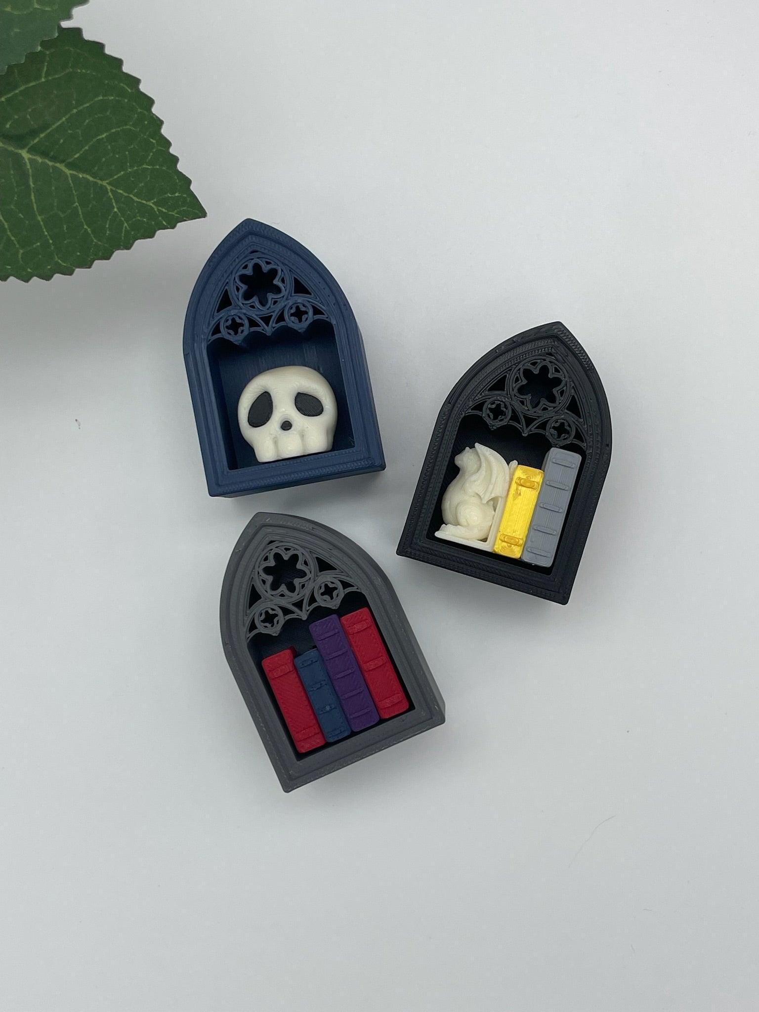 Gothic Bookshelf Clicker Decorative