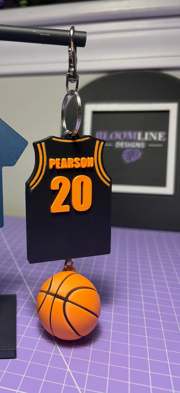 Keychain Basketball & Jersey NFC