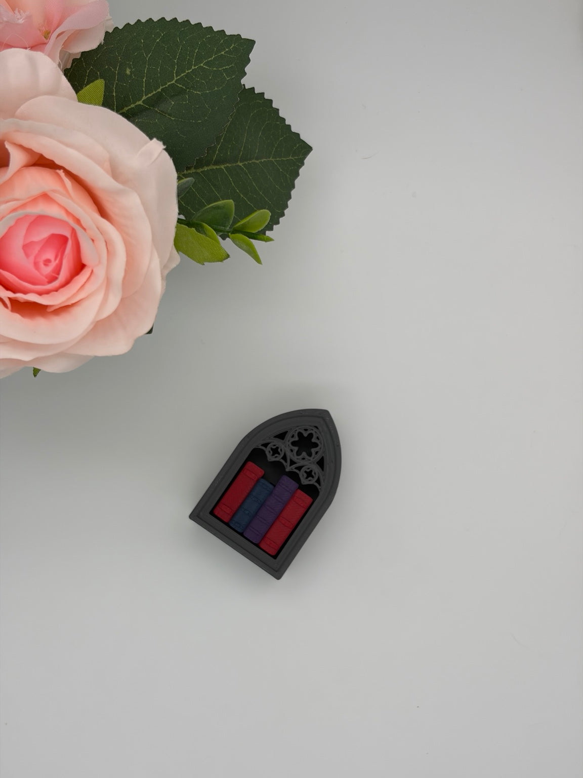 Gothic Bookshelf Clicker Decorative