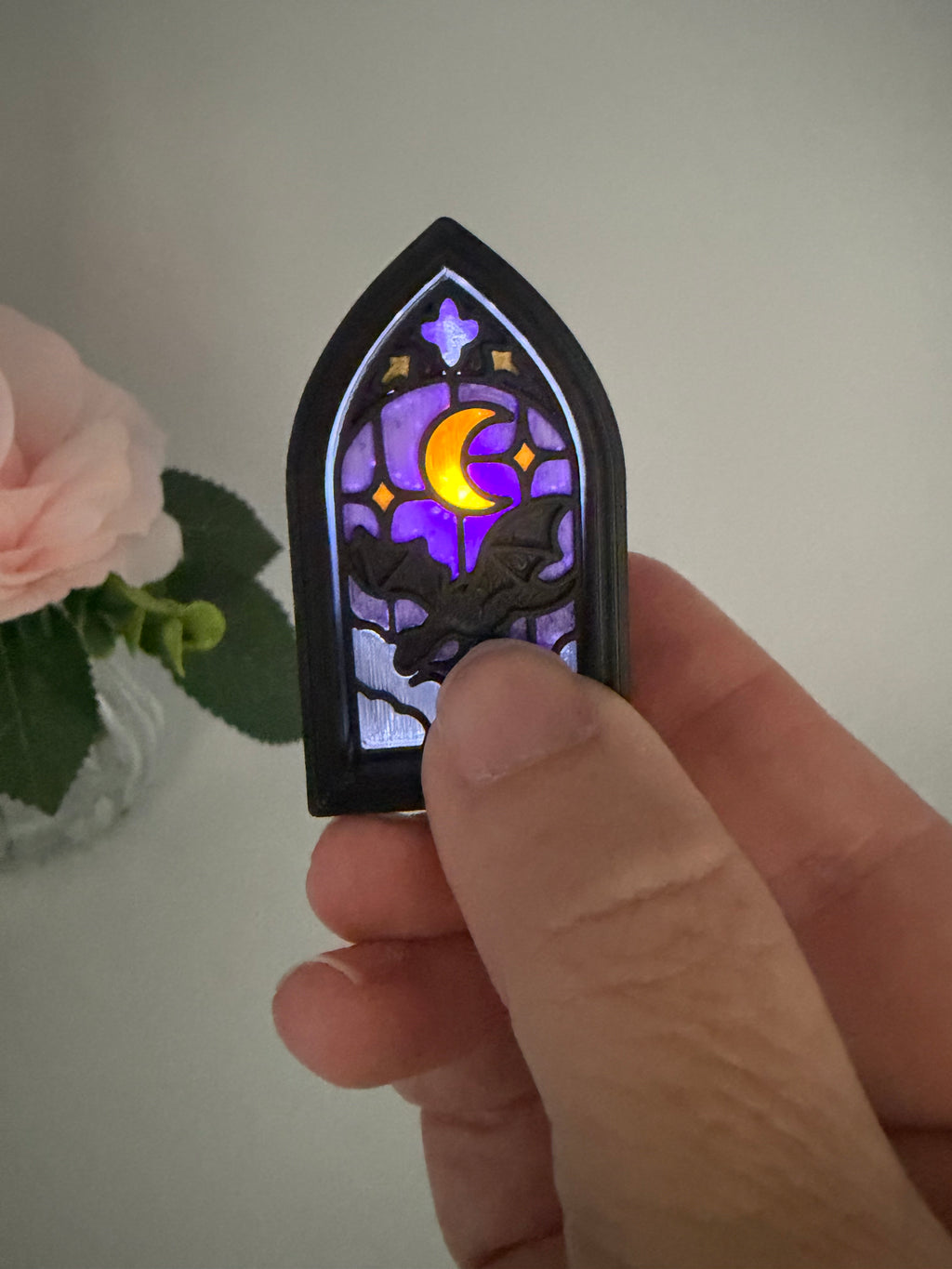 Light-up Stained Glass Window Clicker