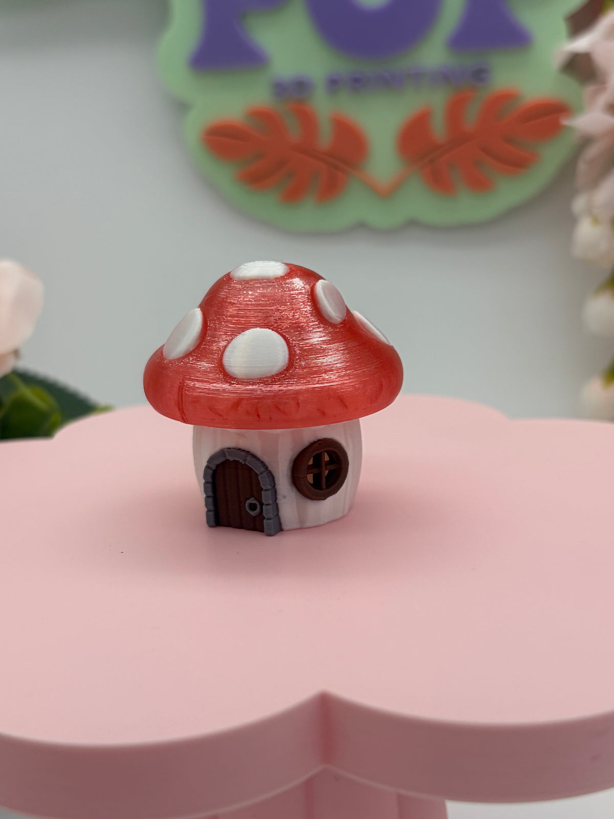 Mushroom House Light-Up Clicker Fidget
