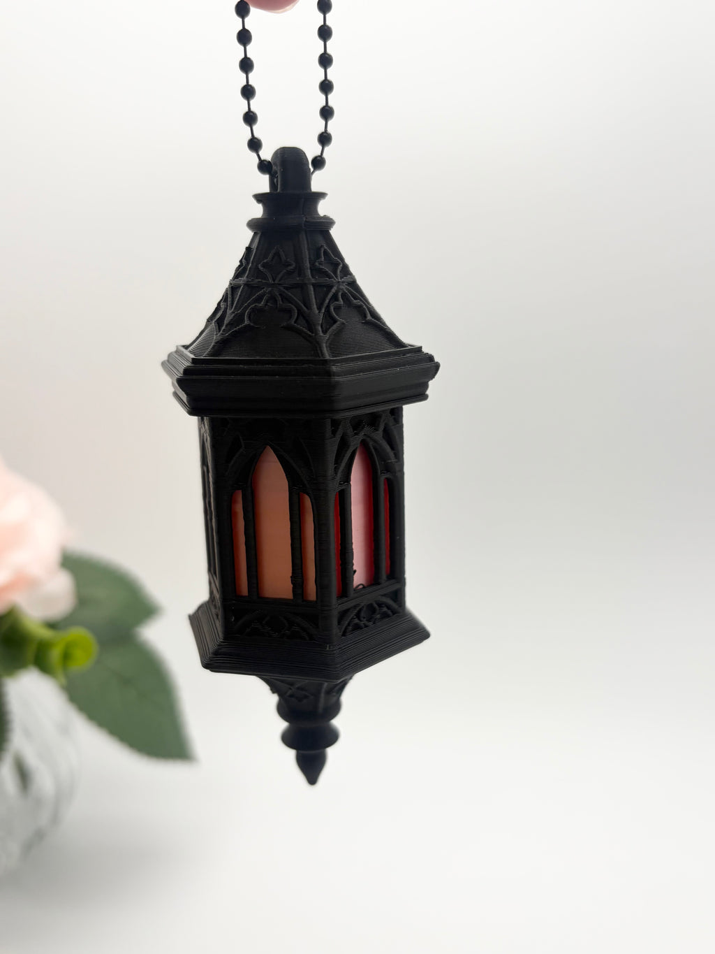 Gothic Stained Glass Lantern Clicker