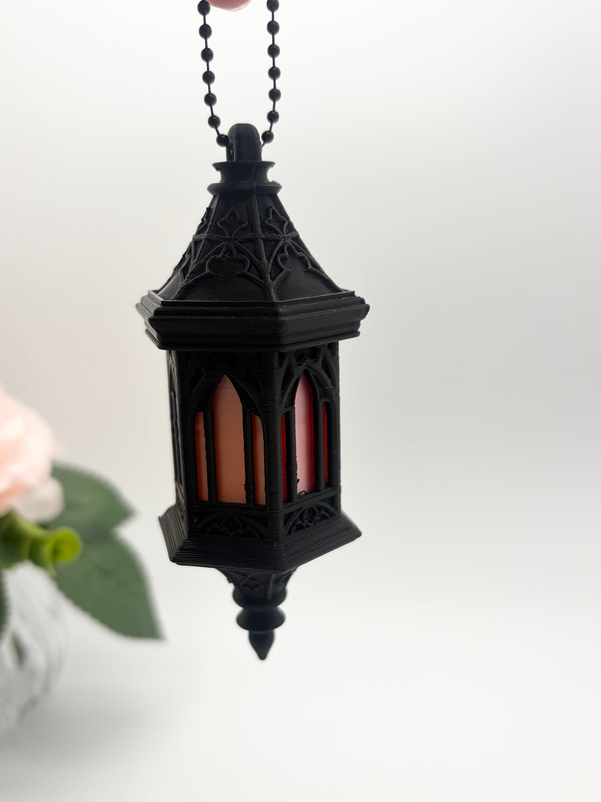 Gothic Stained Glass Lantern Clicker
