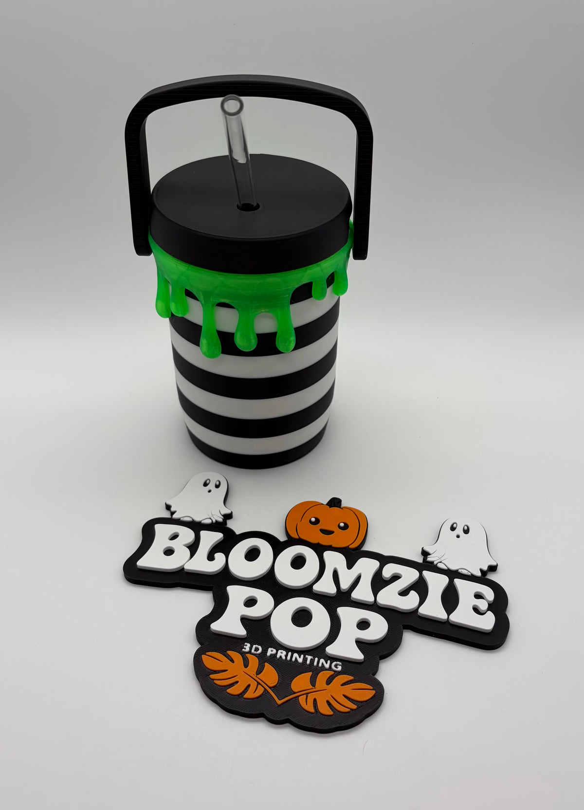 Spooky Stripe Can Koozie