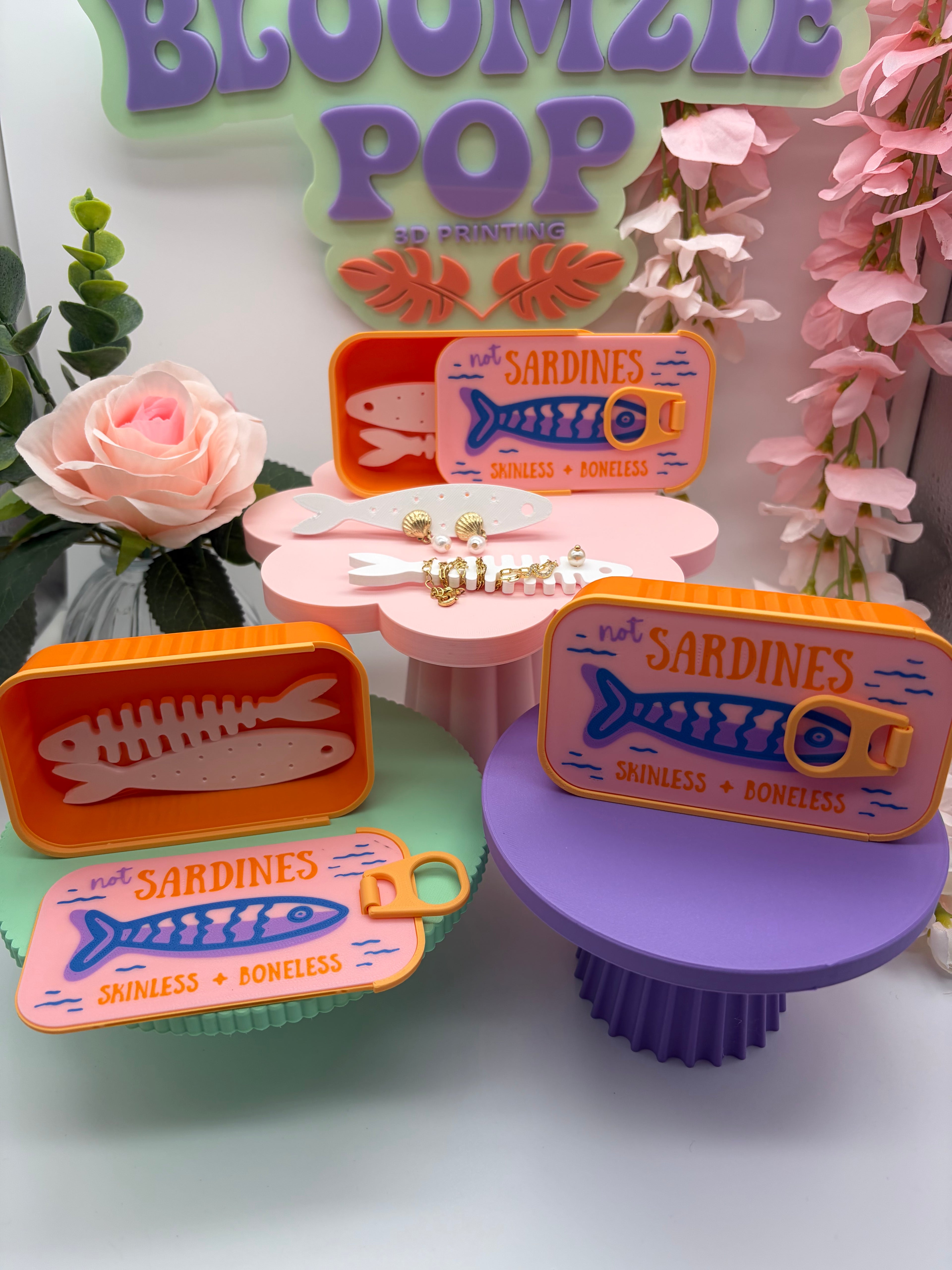 Not Sardines Travel Jewelry Holder