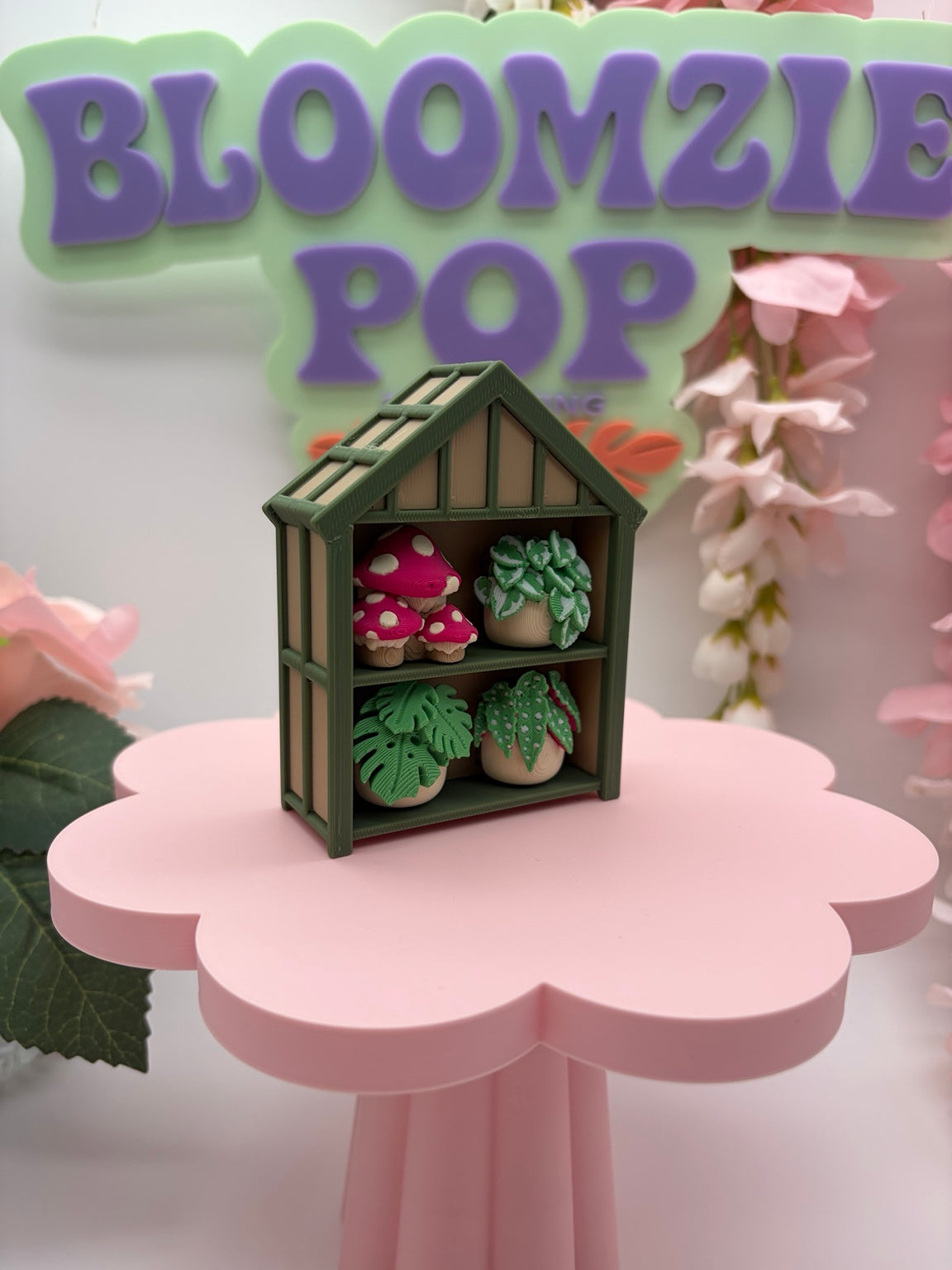 Greenhouse Plant Clicker Green/Tan