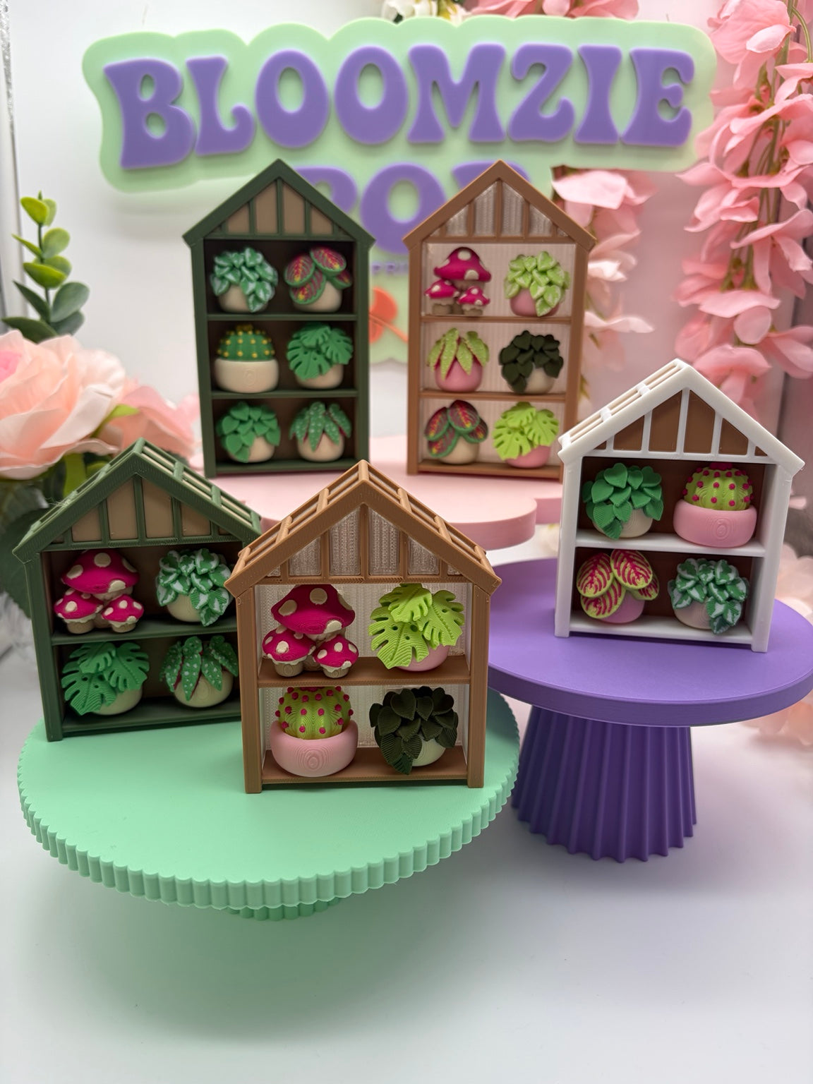 Greenhouse Plant Clicker Green/Tan