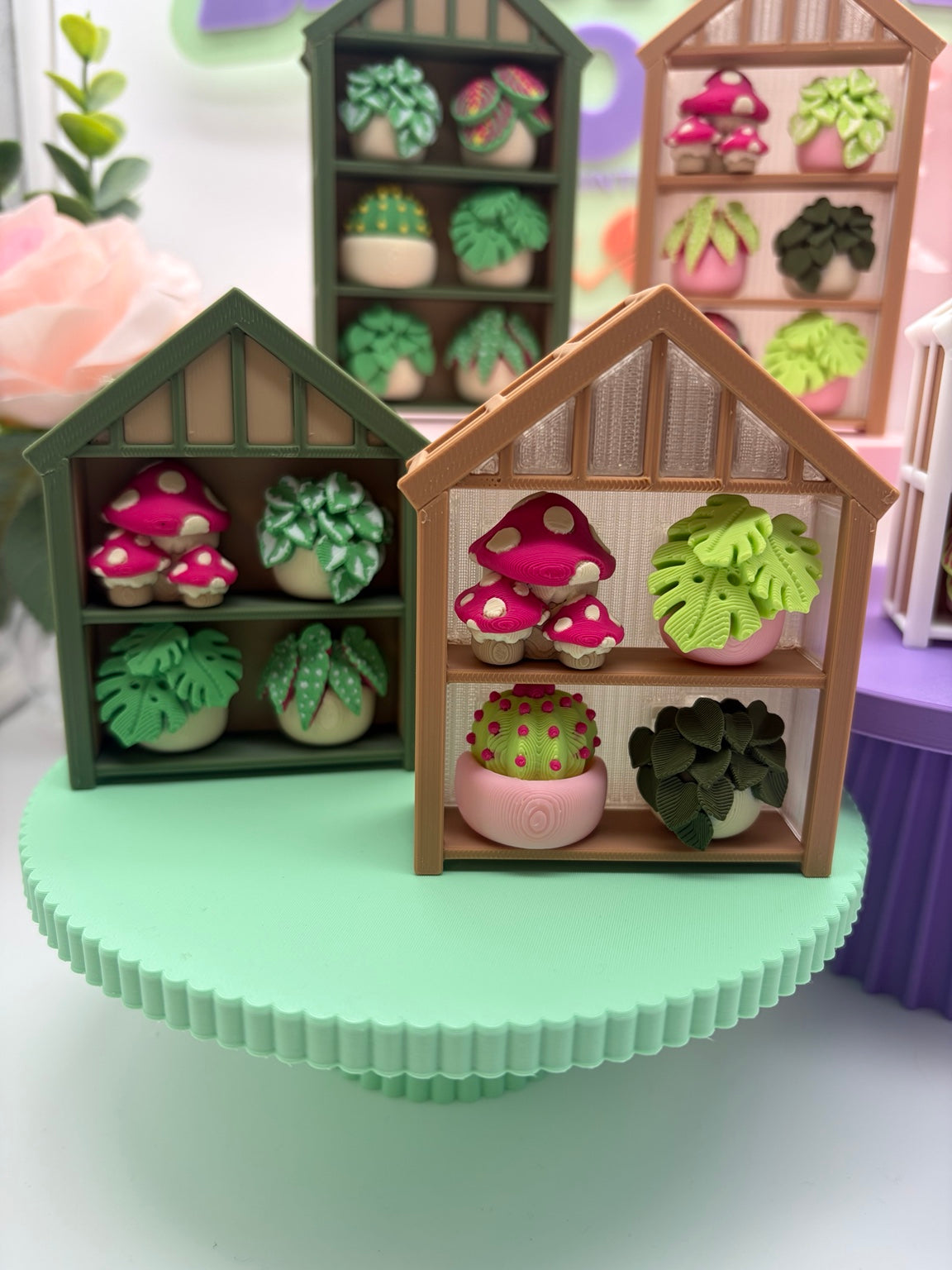 Greenhouse Plant Clicker Green/Tan