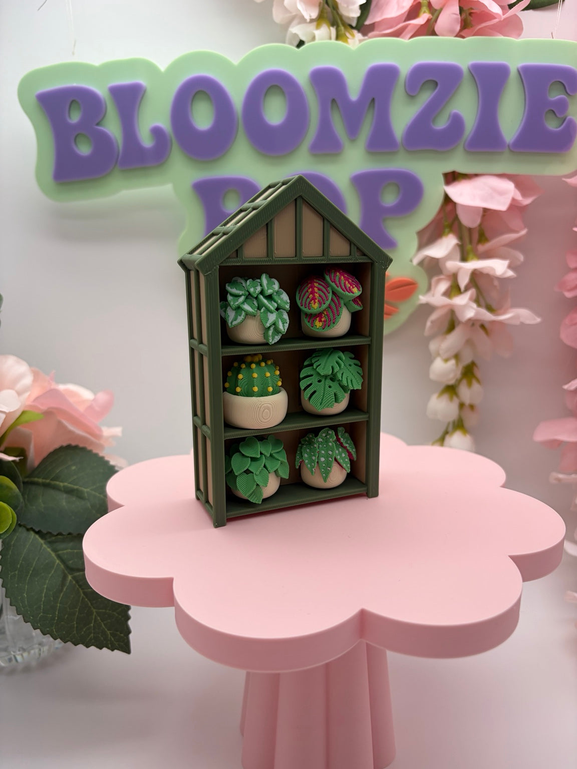 Greenhouse Plant Clicker Green/Tan
