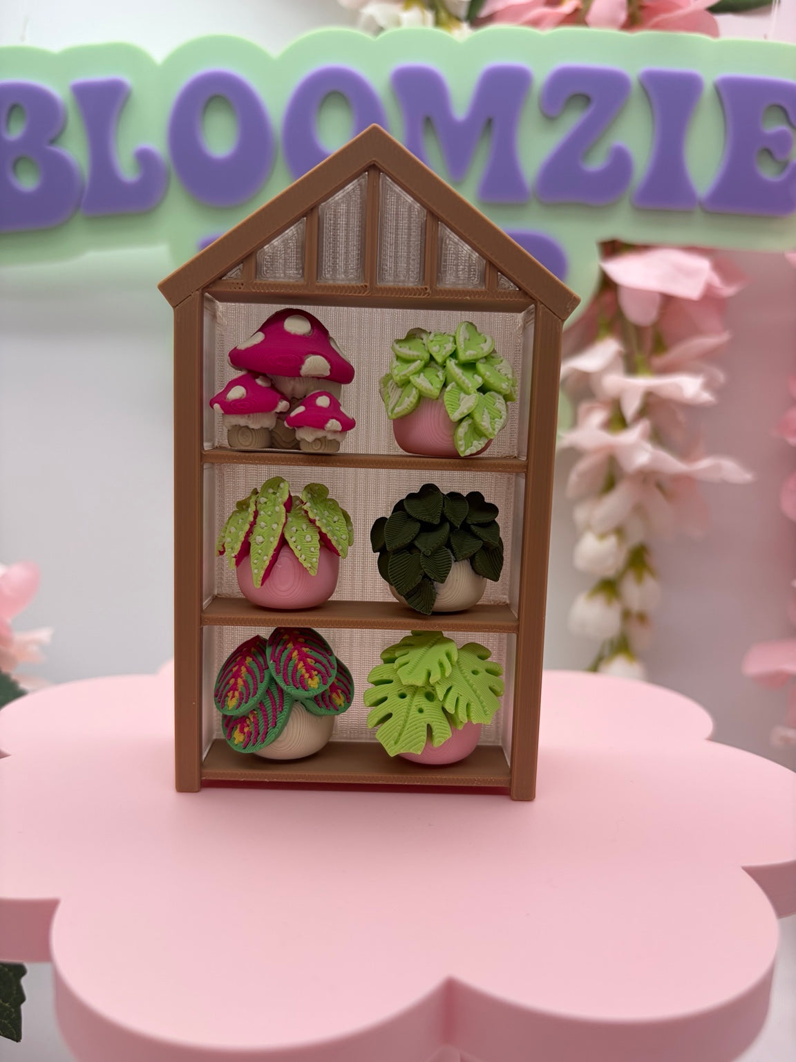 Greenhouse Plant Clicker Tan/Clear
