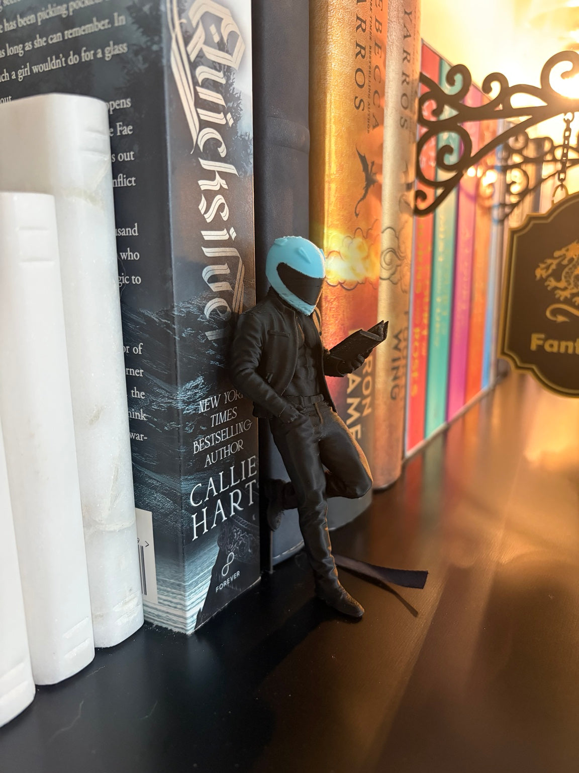 Book Nook Motorcycle Guy
