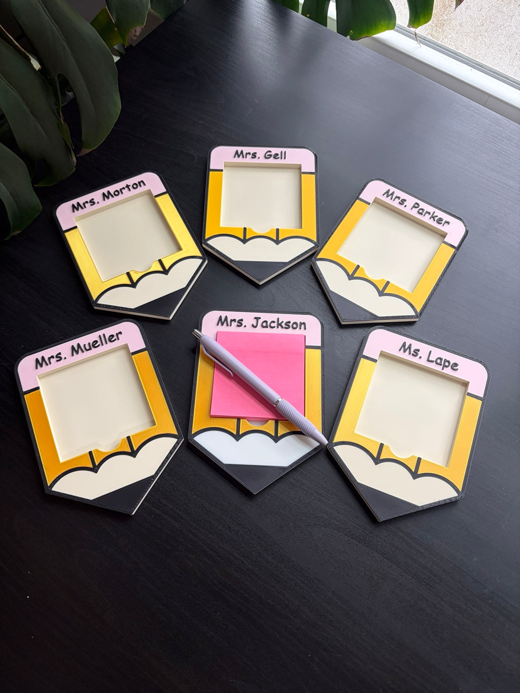 Sticky Note Holder Pencil