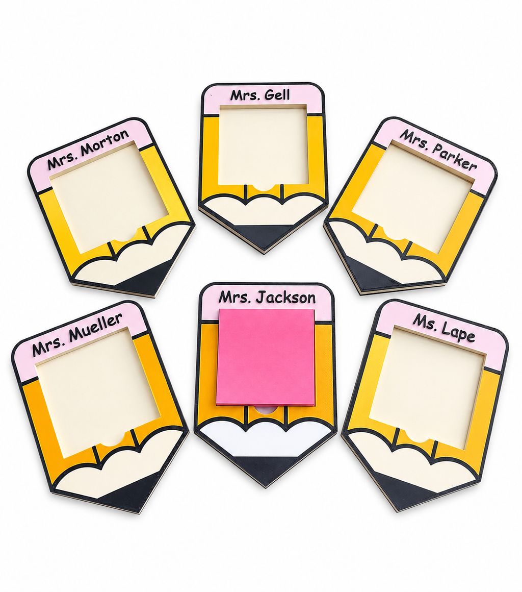 Sticky Note Holder Pencil