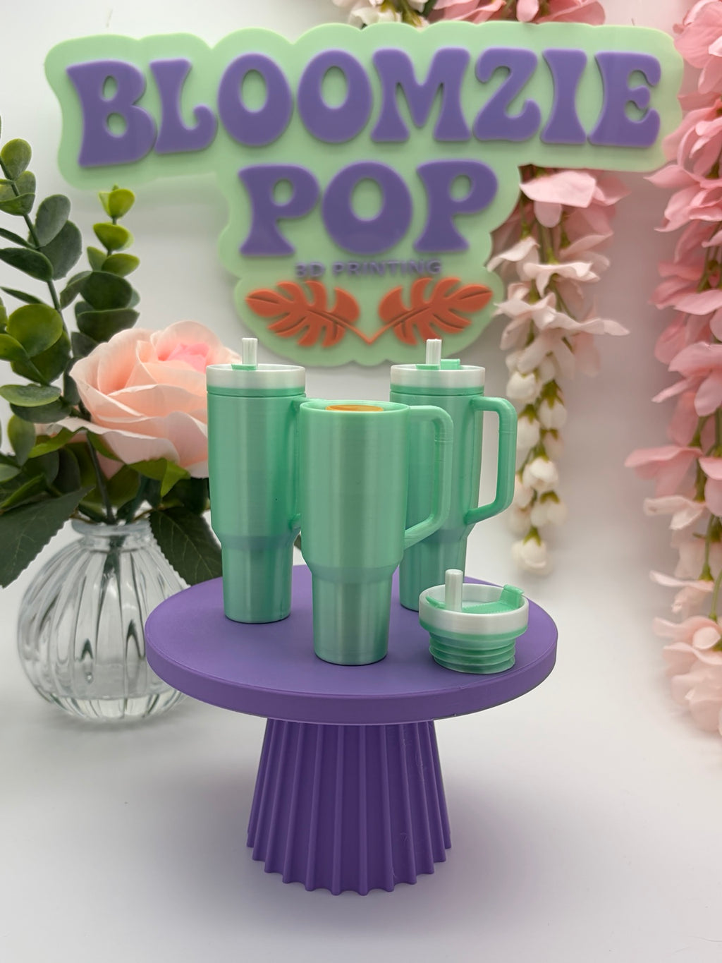 Keychain Tumbler Lip Balm Holder