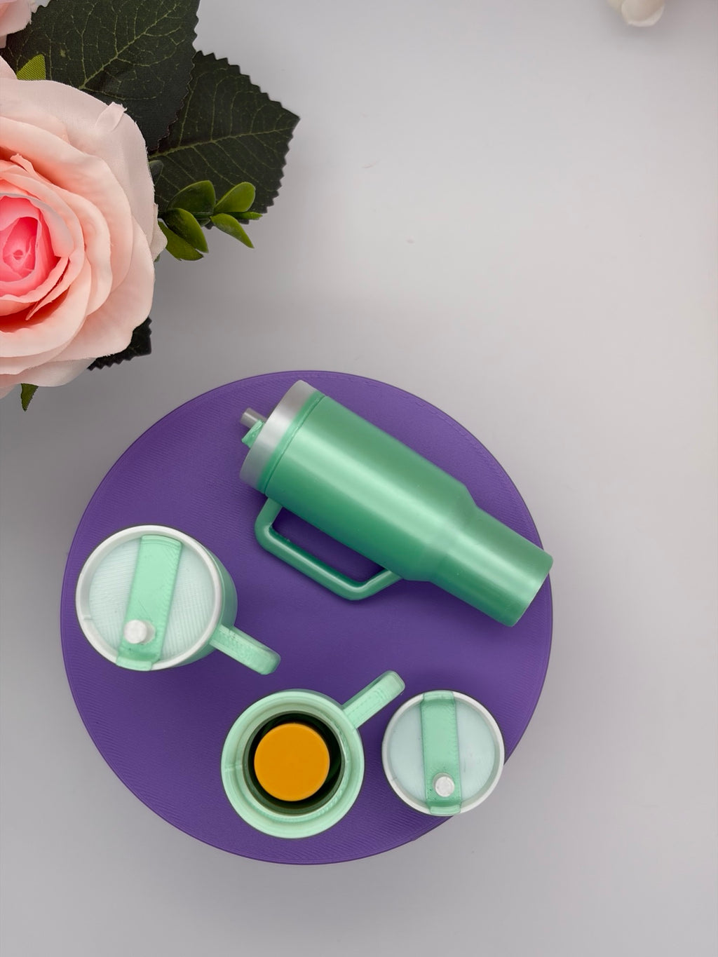 Keychain Tumbler Lip Balm Holder