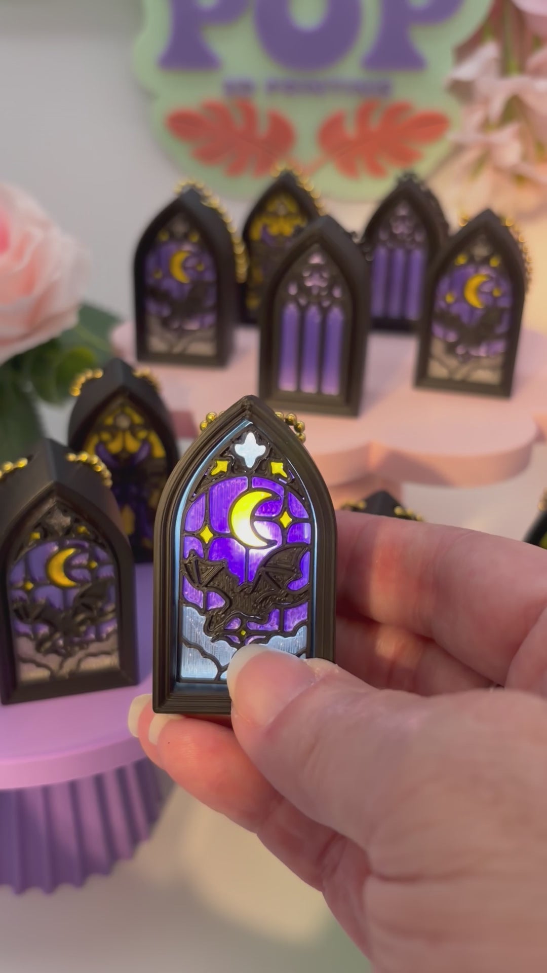 Light-up Stained Glass Window Clicker